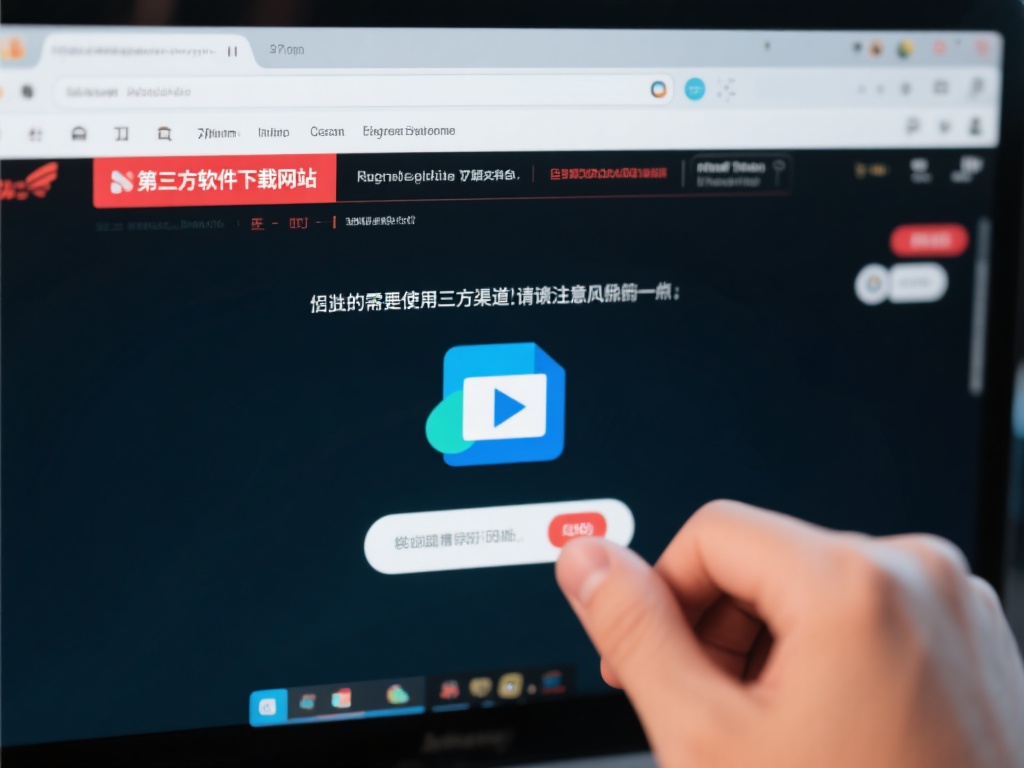 虽然有些用户会选择第三方软件下载站点获取安装包，但