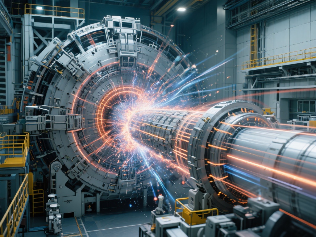 粒子加速器是一种通过电磁场使带电粒子接近光速并引导