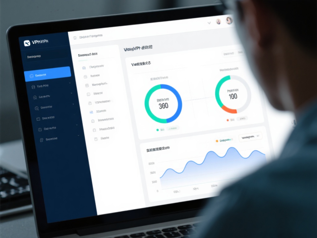 启用VPN后，用户可以在后台检查连接状态，以确保其